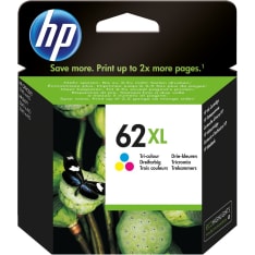 HP 62XL Tri-Color mustepatruuna