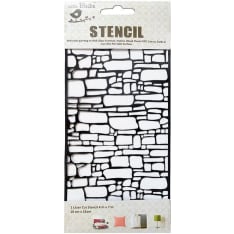 Little Birdie 10x18cm brick wall template