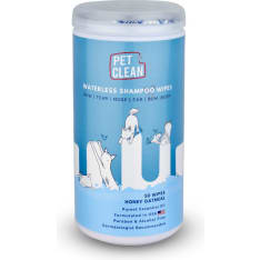 Pet Clean Waterless Shampoo wipes 50 wipes