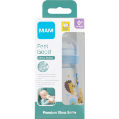 Ainu MAM Feelgood 170 ml lasinen tuttipullo
