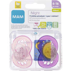 Ainu Mam Night silikoni 6-16 kk 2 kpl tutti