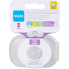Ainu MAM Nipple Shields koko 2 large 23 mm rintakumi 2 kpl