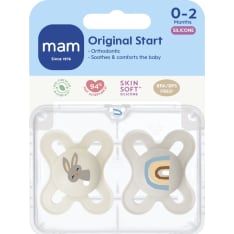 Ainu MAM Start Silk Teat 0-2 months 2pcs silicone teat