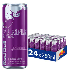 Red Bull Purple Edition Metsämarja 24x250ml energiajuoma