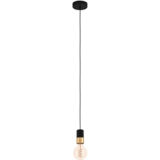 Eglo Calari 40W 4.5cm black/brass hanging lamp