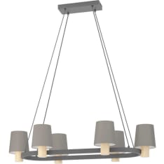 Eglo Edale Oval 6x40W 108x51cm hanging lamp