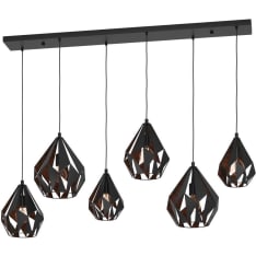 Eglo Carlton 6-piece pendant light