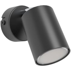 Eglo Eco Reciso GU10 black wall lamp