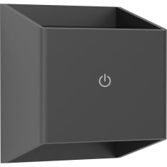 EGLO Tressanti edge 2,9W LED 3000K 280lm IP44 musta ladattava ulkoseinävalaisin