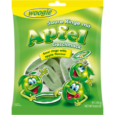 Woogie Apple Ring Sour 250 g candy bag