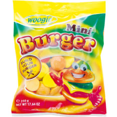 Woogie Mini Burger 250 g candy bag