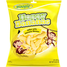 WOOGIE HAPPY BANANAS 250 G PUSSI