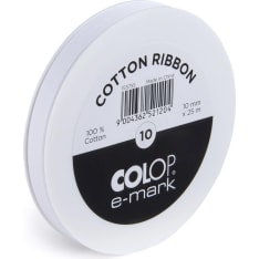 COLOP 10mm x 25m puuvillanauha