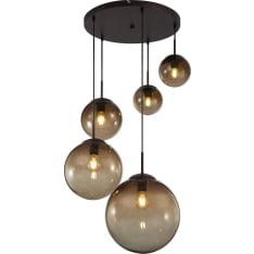 Globo Varus 5-piece pendant light