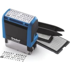 Trodat Printy 4912 tekstileimasinsetti, itseladottava leimasin