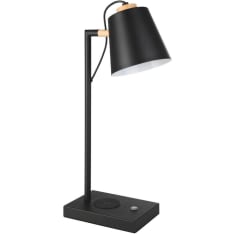 Eglo Lazey-Qi led 5.5W table lamp with charging station