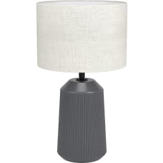 Eglo Capalbio gray/linen table lamp