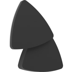 EGLO Pedersano 8W LED CCT 800lm IP44 kolmio musta ulkoseinävalaisin