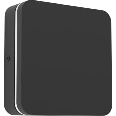EGLO Pedersano 8W LED CCT 800lm IP44 neliö musta ulkoseinävalaisin