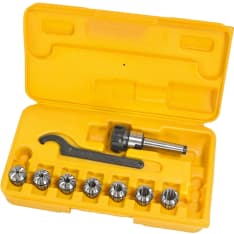 Bernardo ER 25 MK 2 4-16 mm 8-piece router bit mounting sleeve set