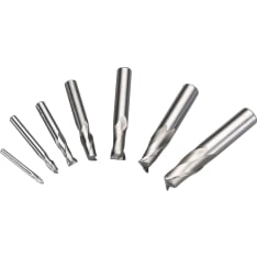Bernardo 4-16 mm 7-piece HSS end mill set