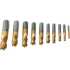 Bernardo HSS 6-25mm 10-osainen Varsi-/rouhintajyrsinsarja