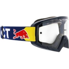 Spect Red Bull Whip MX Goggles Singel lens black/blue clear