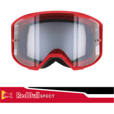 Spect Red Bull Strive MX Goggles Single lens Red/Black clear