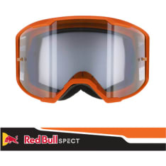 Spect Red Bull Strive MX Goggles Single lens Black/Orange clear