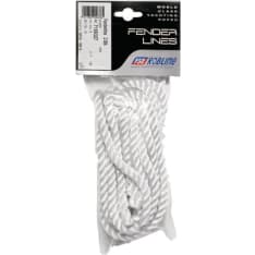 FSE Fenderline 6 mm 2x1,5 m valkoinen köysi silmukalla