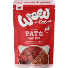 Wow cat paté nauta 125g adult kissan märkäruoka