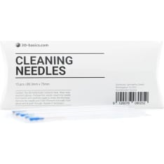 3D-Basics 0.3x70mm 15 pcs cleaning needle