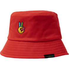 Polaroid Bucket Hat Red cap