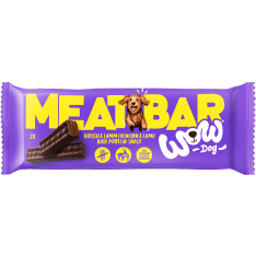Wow dog meat bar peur&lam. 40g koiran herkku