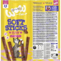 Wow cat soft sticks kana 6x5g kissan herkku