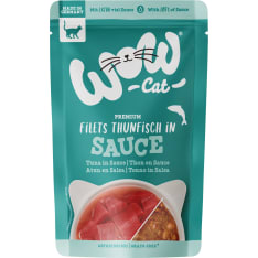 Wow cat tonnikalaa kastikkeessa 85g kissan märkäruoka