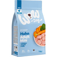 Wow dog minis kana 1kg adult kuivaruoka