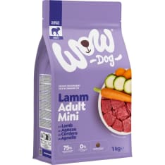 Wow dog minis lammas 1kg adult kuivaruoka