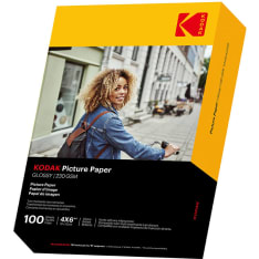 Kodak 10x15cm Glossy Photo Paper 230g/m² 100 kpl valokuvapaperi