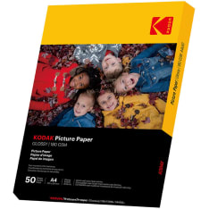 Kodak 21x29,7cm Glossy Photo Paper 180/m² 50 kpl valokuvapaperi