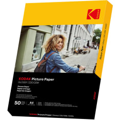 Kodak 21x29,7cm 230g/m² 50 kpl kiiltävä valokuvapaperi