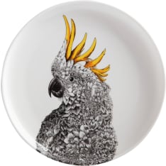 Maxwell & Williams Marini Ferlazzo Sulphur-crested Cockatoo 20cm plate