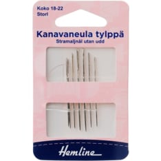 Hemline 22 tylppä kanavaneula