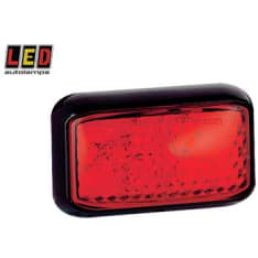 Led Autolamps 12/24V 58x35x19mm punainen takaäärivalo