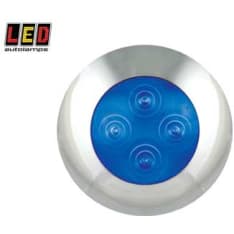 Led Autolamps 12V ø75x17mm blue step light