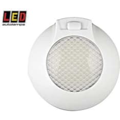 Led Autolamps 24V ø143x36mm 120 LED pyöreä valkoinen sisävalo katkaisijalla