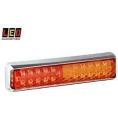 Led Autolamps 12/24V 200x50x28mm kromi yhdistelmätakavalo