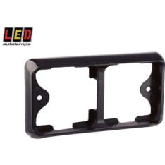Led Autolamps 188x100x28mm 2-osainen musta asennuskehys