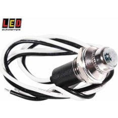 Led Autolamps 12V ø15mm valkoinen merkkivalo