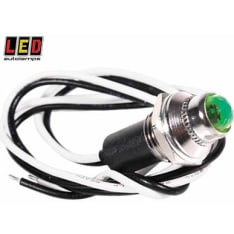 Led Autolamps 12V ø15mm vihreä merkkivalo